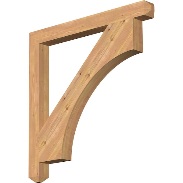 Ekena Millwork Westlake Craftsman Smooth Bracket, Western Red Cedar, 3 1/2"W x 38"D x 38"H BKT04X38X38WTL04SWR - main